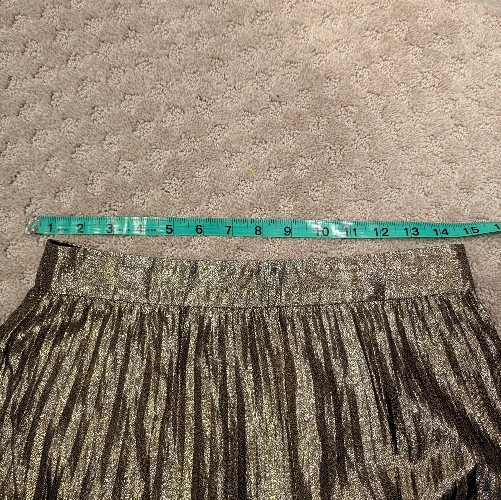 J.Crew Collection Gold plated midi skirt - Picture 4 of 7